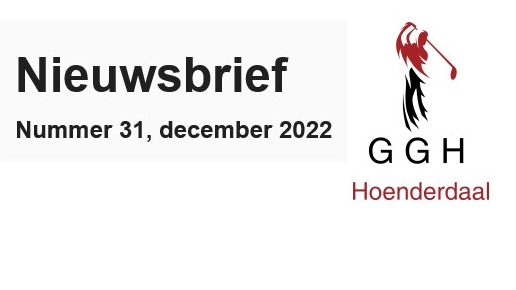 hoenderdaalNieuwsbrief GGH, nummer 31, december 2022
