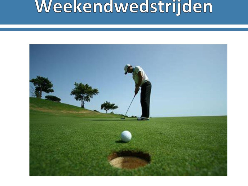 hoenderdaal Weekend wedstrijden