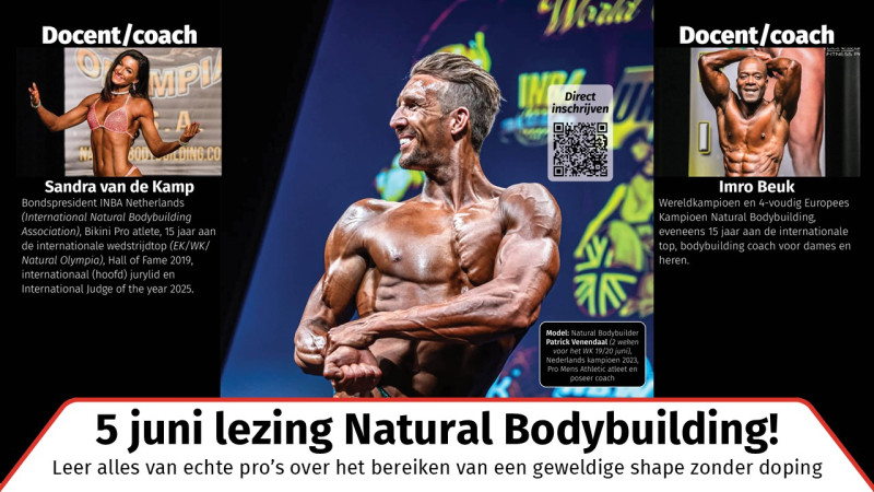 hoenderdaal Vrijdagavond 5 juni lezing Natural Bodybuilding