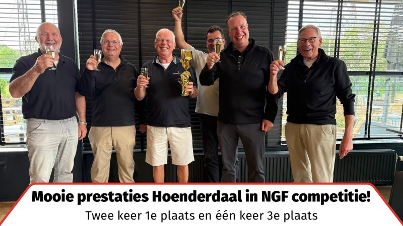hoenderdaal Hoenderdaal succesvol in NGF voorjaarscompetitie.