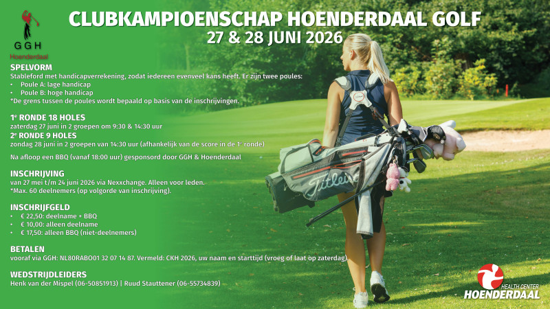 hoenderdaal Clubkampioenschappen 2026