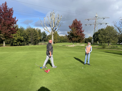 Prima put Jan  op hole 8, nu nog even uitholen