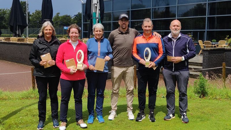 golf hoenderdaal Lyzetta van Heun en Hans de...