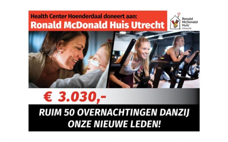 hoenderdaal-€ 3.030 voor het Ronald McDonald Huis Utrecht