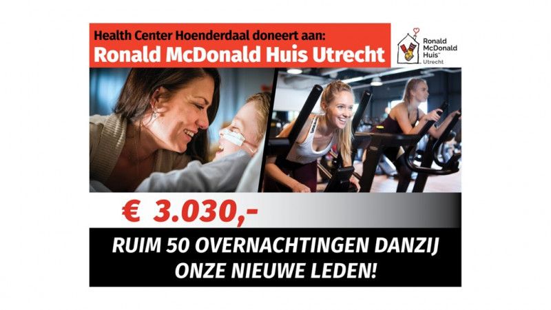 hoenderdaal€ 3.030 voor het Ronald McDonald Huis Utrecht