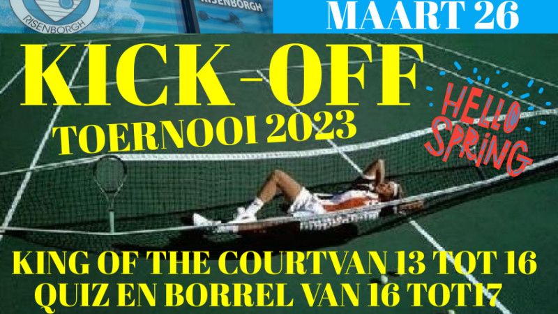 tennis driebergen hoenderdaal KickOff 2023
