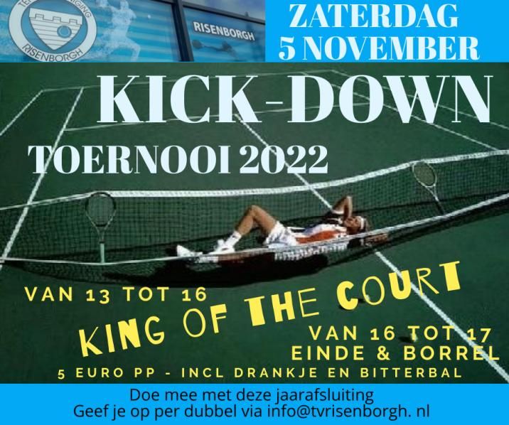 tennis driebergen hoenderdaal KICKDOWN 2022